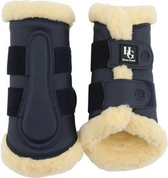 Produktbild von HorseGuard Geschlossene Gamaschen aus Fleece in Blau XXL