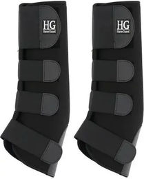 Produktbild von HorseGuard Geschlossene Gamaschen aus Neopren Schwarz Größe M