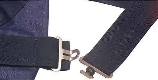 Produktbild von HorseGuard Gummihalter-Set für Pferde in Schwarz 10 Stück