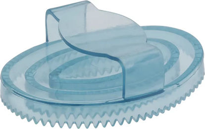 Produktbild von HorseGuard Gummistriegel für Pferde in Blau Größe S