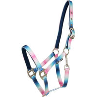 Produktbild von HorseGuard Halfter für Pferde Gradient Marineblau und Rosa aus Nylon Größe Pony