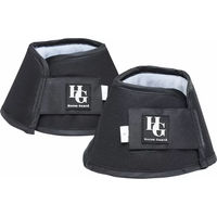 Produktbild von HorseGuard Hufglocken Gamaschen aus Nylon Schwarz Größe M