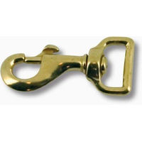Produktbild von HorseGuard Karabiner für Pferde mit Drehwirbel aus Metall in Gold