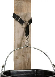 Produktbild von HorseGuard Kay verstellbarer Futtereimer mit Gurtband Schwarz