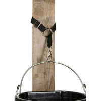 Produktbild von HorseGuard Kay verstellbarer Futtereimer mit Gurtband Schwarz