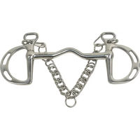 Produktbild von HorseGuard Kimblewick Gebiss für Pferde aus Gummi in Silber