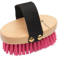 Produktbild von HorseGuard Körperbürste aus Holz in Rosa für Pferde