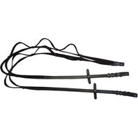 Produktbild von HorseGuard Leder Zügel für Pferd Full Schwarz