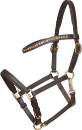 Produktbild von HorseGuard Lederhalfter Showhalter für Fohlen in Schwarz oder Braun