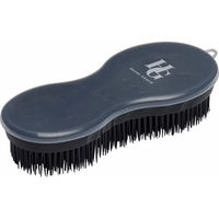 Produktbild von HorseGuard Magic Brush Pferdebürste aus Kunststoff in Schwarz und Grau