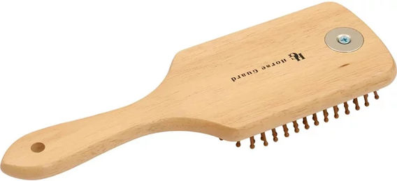 HorseGuard Magnet Mane Pferdebürste aus Holz für Mähnen- und Schweifpflege – Bild 1 von 1