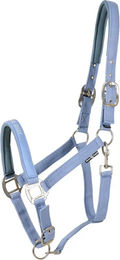 Produktbild von HorseGuard Malva Pferdehalfter aus Neopren in Blau Silber Größe XL