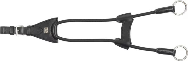 Produktbild von HorseGuard Martingal Derin elastisches Pferdemartingal aus Gummi Schwarz