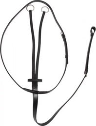 Produktbild von HorseGuard Martingal für Pferde aus Leder in Schwarz Full
