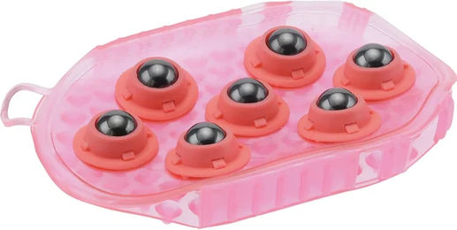 Produktbild von HorseGuard Massage-Set für Pferde aus Kunststoff in Rosa