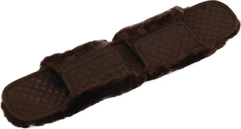 Produktbild von HorseGuard MediLamb Dressurreitgurt aus Wolle in Braun