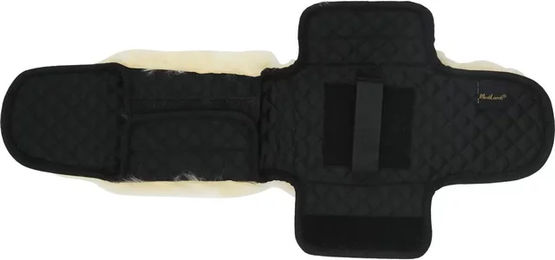 Produktbild von HorseGuard MediLamb Dressurreitgurt mit Wolle in Beige oder Schwarz