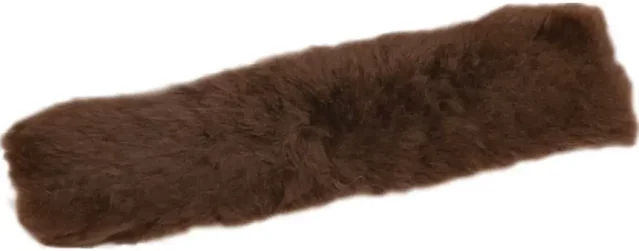 Produktbild von HorseGuard MediLamb Scheide für Nasenriemen aus Fleece in Braun