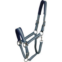 Produktbild von HorseGuard Nylon Halfter für Pferde in Blau für Vollblut