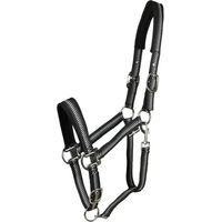 Produktbild von HorseGuard Nylon Halfter für Pferde in Grau und Schwarz Größe XFull