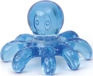 Produktbild von HorseGuard Octopus Massage-Set für Pferde aus Silikon in Blau