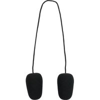 Produktbild von HorseGuard Ohrstöpsel für Pferde aus Leder in Schwarz und Silber