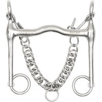 Produktbild von HorseGuard Pelham Seitenlenker für Pferde aus Edelstahl in Silber