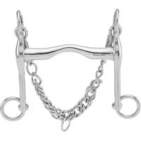 Produktbild von HorseGuard Pelham Seitenlenker Kandarbid für Pferde aus Edelstahl in Silber