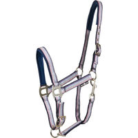 Produktbild von HorseGuard Pferd Halfter Mascha aus Neopren in Rosa Silber Bunt Größe Full