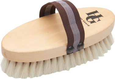 Produktbild von HorseGuard Pferdebürste aus Ziegenhaaren in Naturbeige