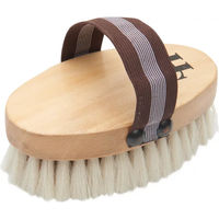 Produktbild von HorseGuard Pferdebürste aus Ziegenhaaren Naturmaterial Beige