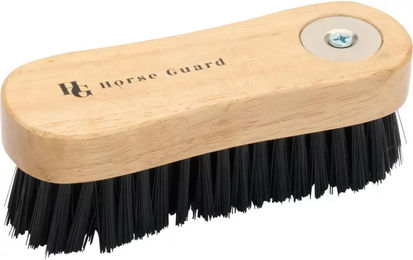 Produktbild von HorseGuard Pferdebürste Magnet Head aus Holz in Schwarz oder Braun