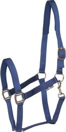 Produktbild von HorseGuard Pferdehalfter aus Nylon in Blau für Vollblut