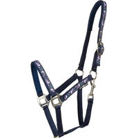 Produktbild von HorseGuard Pferdehalfter Fantasy aus Nylon für Ponys in Bunt und Blau
