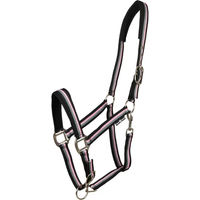 Produktbild von HorseGuard Pferdehalfter Striped aus Neopren in Bunt Schwarz Größe Full
