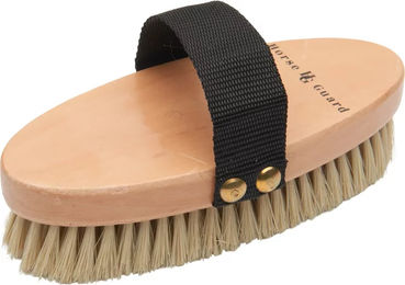 Produktbild von HorseGuard Pferdestopfen Bürste aus Holz in Beige