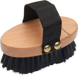 Produktbild von HorseGuard Pferdestopfen Bürste aus Holz in Schwarz und Braun