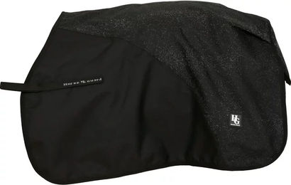 HorseGuard Reflektierende Sattelunterlage aus Polyester in Schwarz Größe M – Bild 1 von 1
