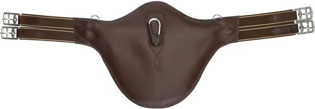 Produktbild von HorseGuard Reitlatzgurt aus Kunstleder in Braun 130 cm