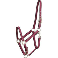 Produktbild von HorseGuard Rio Pferdehalfter aus Nylon in Rot Bunt für Vollblut