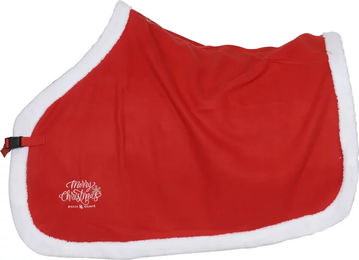 Produktbild von HorseGuard Sattelunterlage aus Fleece in Rot Größe L