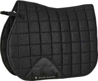 Produktbild von HorseGuard Sattelunterlage Mesh Glitter Schwarz