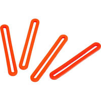 Produktbild von HorseGuard Schlaufen für Gurtzeug Reiten aus Gummi Orange 4er Pack