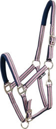 Produktbild von HorseGuard Shetty Halfter Mascha aus Neopren in Rosa Silber Bunt