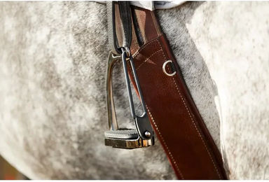 Produktbild von HorseGuard Sicherheitssteigbügel aus Edelstahl in Silber oder Schwarz