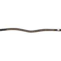 Produktbild von HorseGuard Stirnband aus Leder für Ponys in Braun oder Schwarz