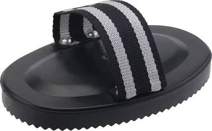 Produktbild von HorseGuard Striegel aus Kunststoff Schwarz für Pferde