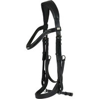 Produktbild von HorseGuard Tine Anatomisch geformter Reitzaum aus Leder Schwarz für Vollblut