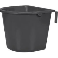 Produktbild von HorseGuard Tragbare Pferdefutterstation aus Kunststoff in Schwarz und Grau