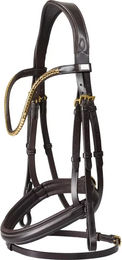Produktbild von HorseGuard Trense Emi 26.1 aus Leder in Braun für Pferde